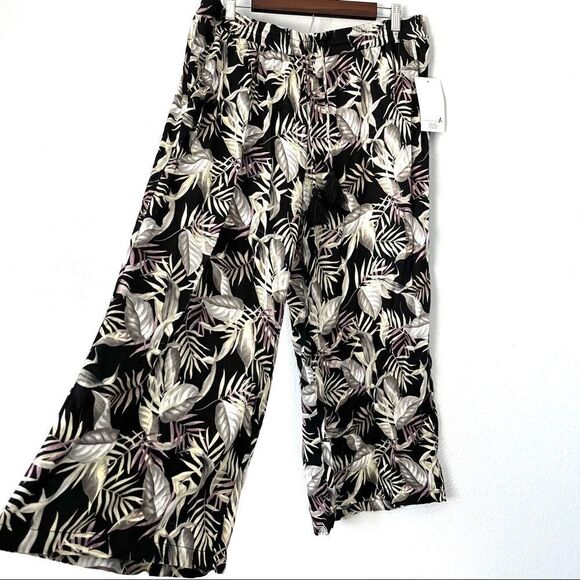 NEW Women’s Wide Leg Palazzo Pants Size L - Picture 1 of 9